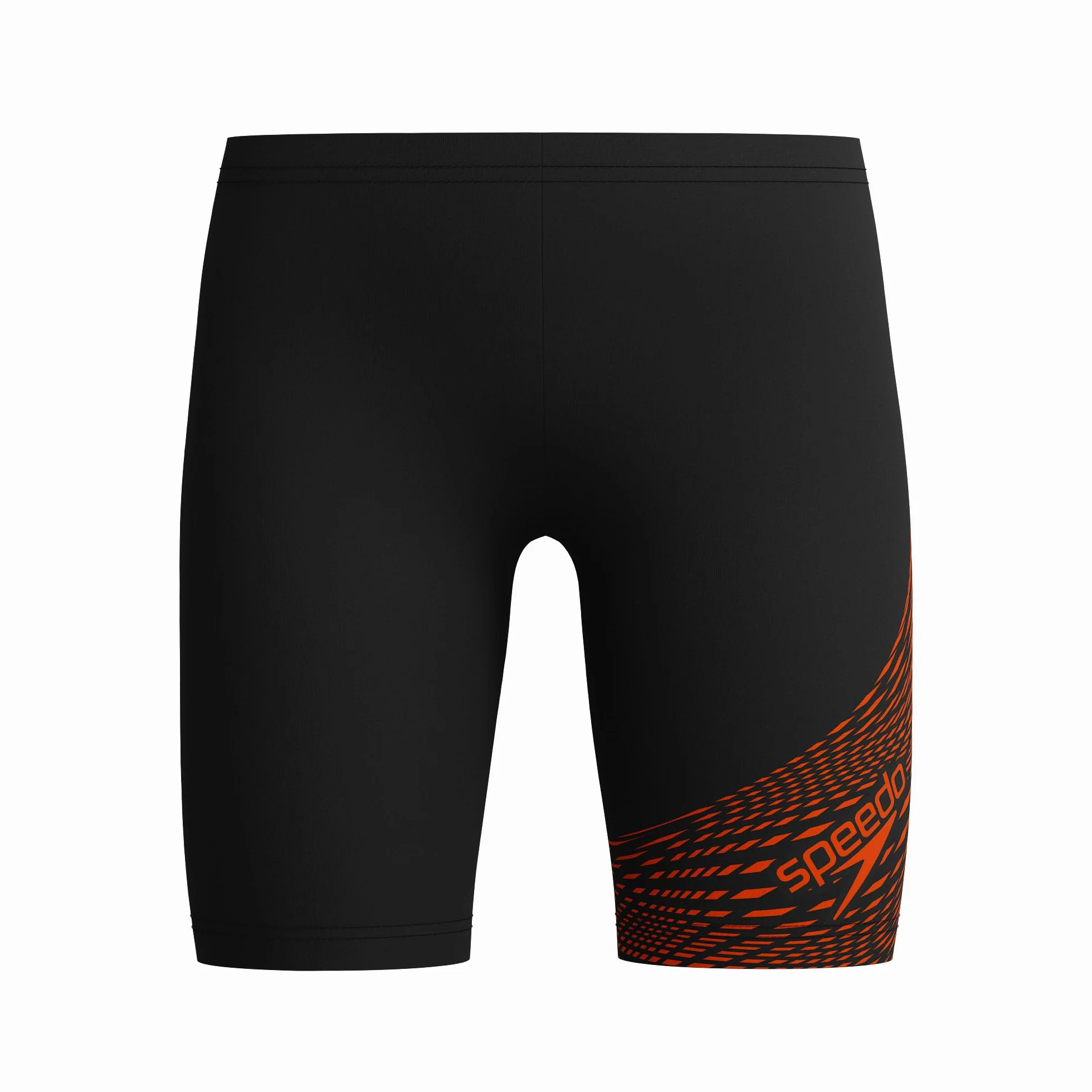 Speedo Chłopcy Medley Logo Jammer Kąpielówki Pływacy Czerwony Imbir