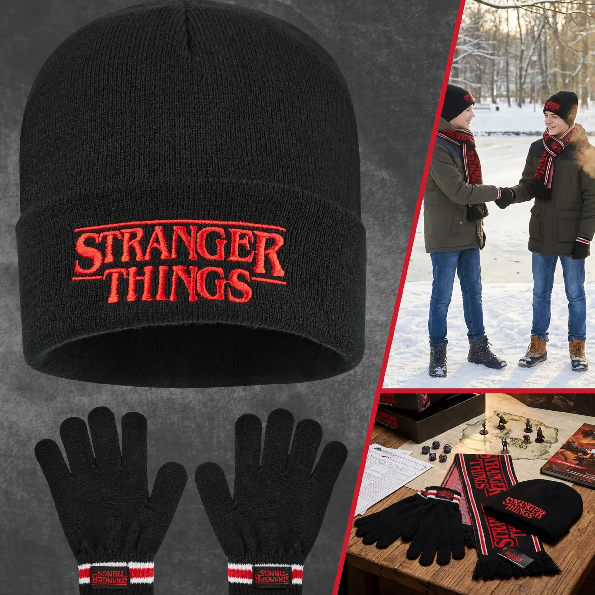Stranger Things Zestaw zimowy dla dzieci