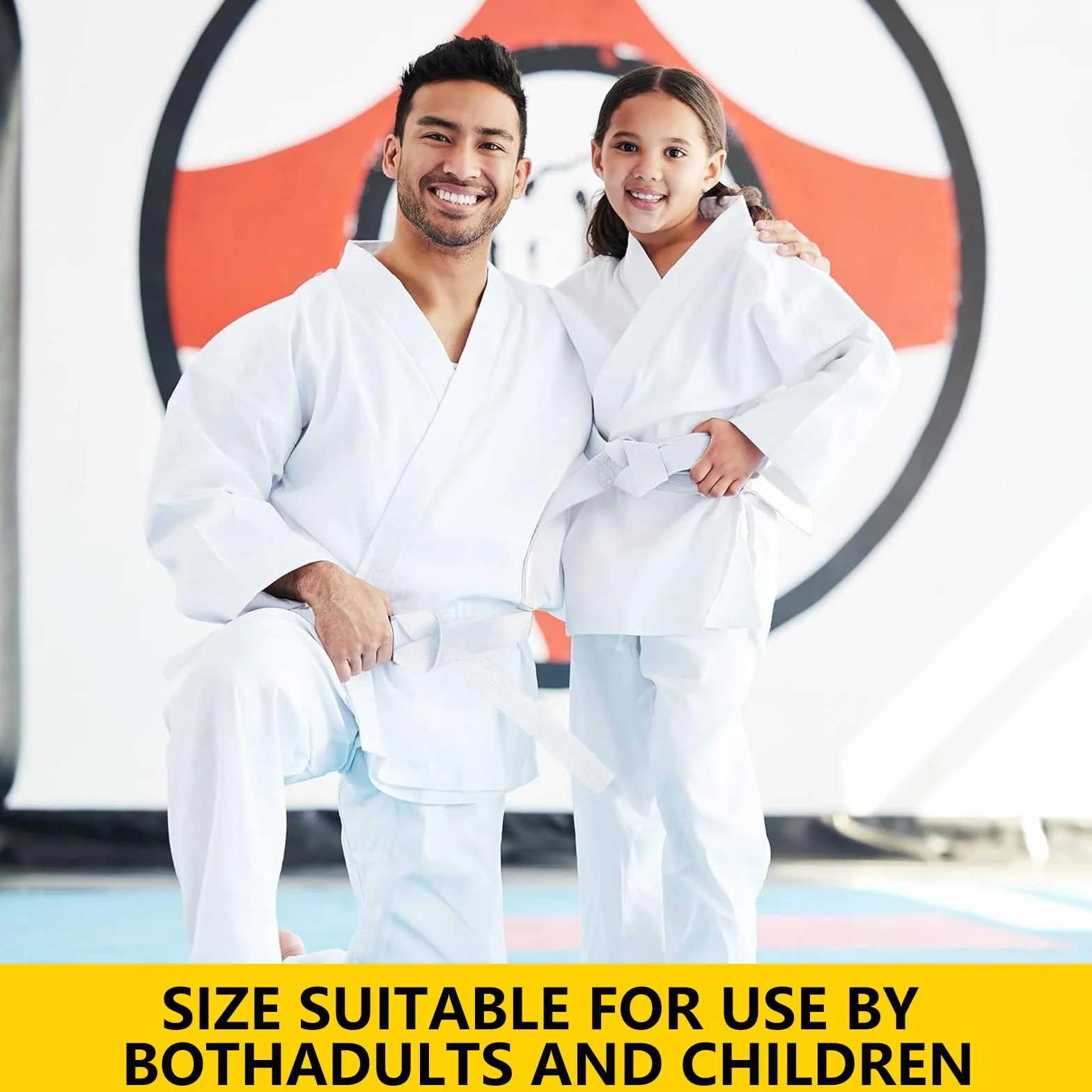 3 szt. 220 cm bawełniany pasek do karate, pasek judo, sztuki walki pasek do sportów budo, judo, karate, taekwondo i wielu innych, ok. 4 cm szeroki pasek sztuki walki w kolorze białym