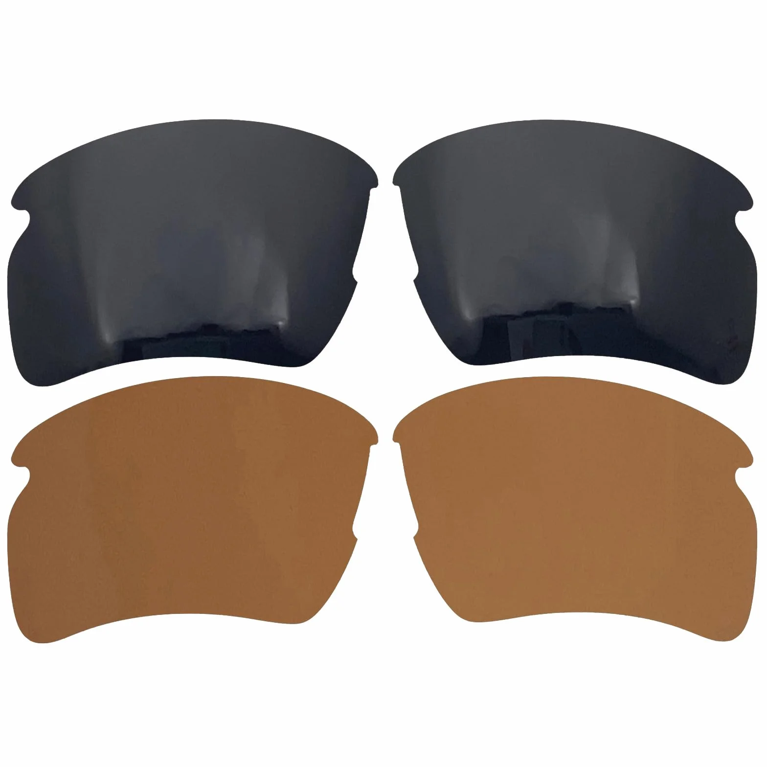 Zapasowe soczewki do Oakley Flak 2.0 XL 9188 (ciemnoczerwone)