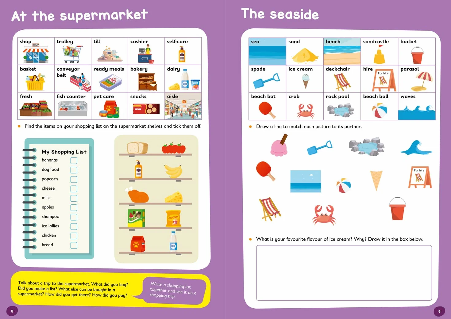 Vocabulary Activity Book Ages 5-7