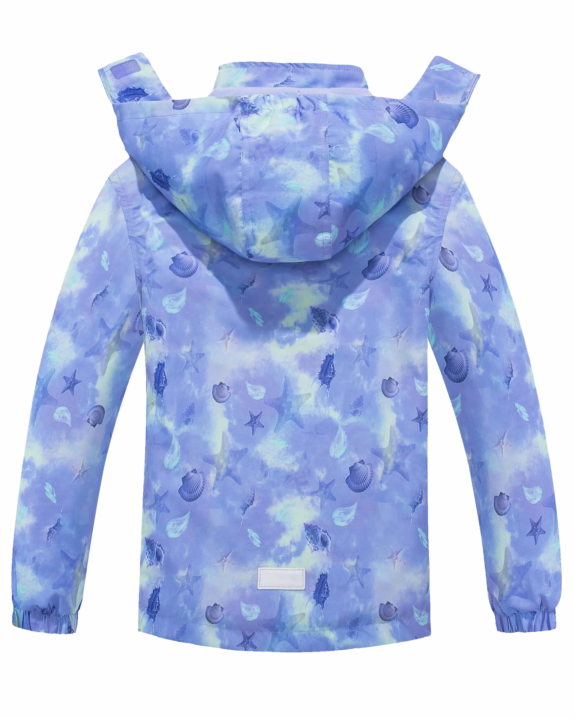 CAMLAKEE Dziecięca wodoodporna kurtka polarowa softshell z nadrukiem