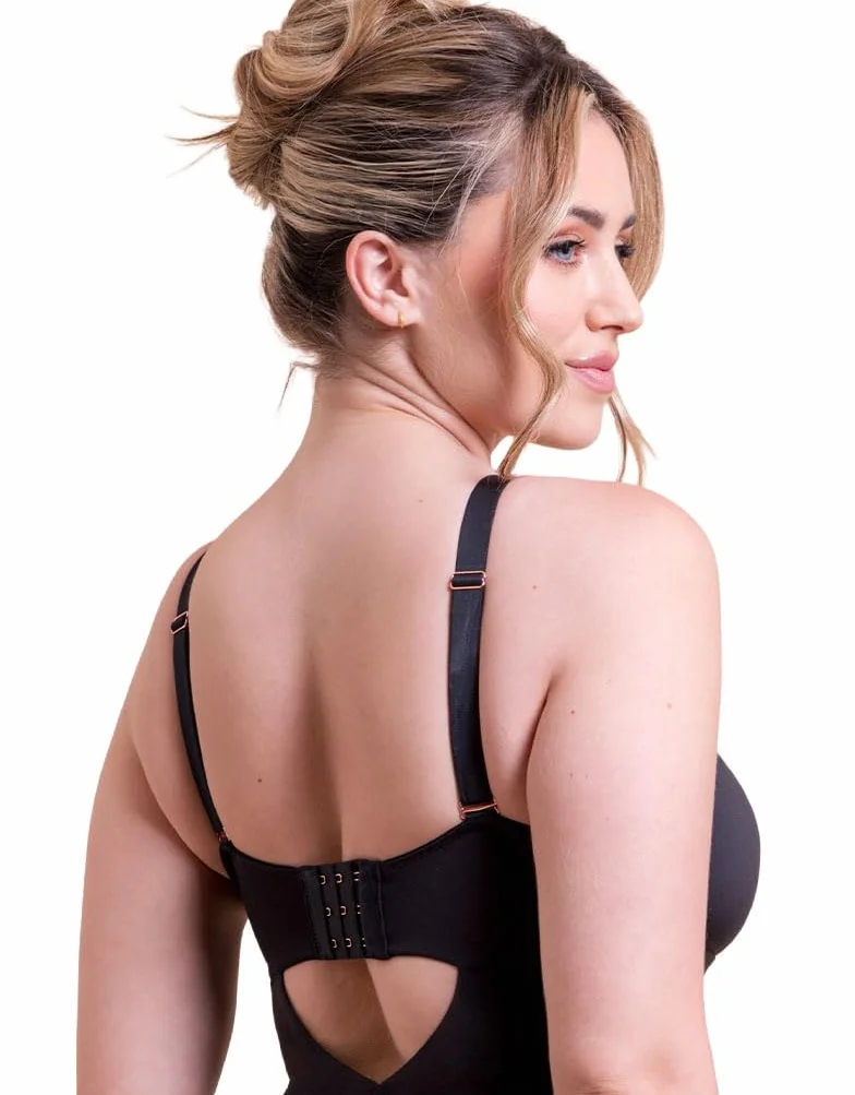 Scantilly Indulgence damska bielizna ze stretchem i koronką, czarna/latte, XL, Czarny/Latte, XL