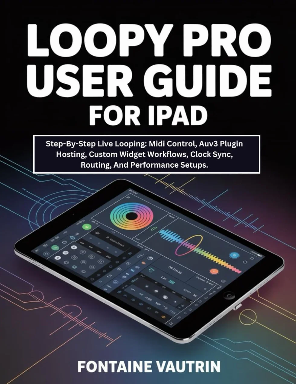Loopy Pro User Guide For iPad: Step-By-Step Live Looping: Midi Control, Auv3 Plugin Hosting, Custom Widget Workflows, Clock Sync, Routing, And Performance Setups.