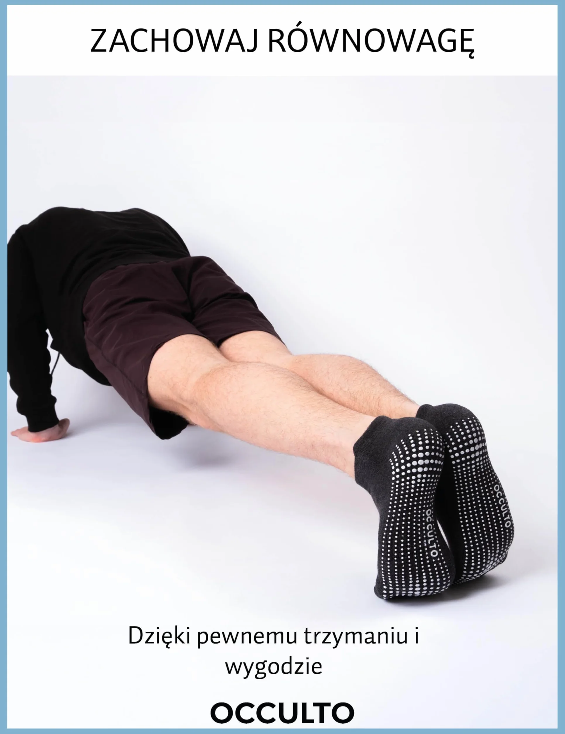 Occulto krótkie skarpetki do jogi damski & mężczyzn 2 pak, 4 pak (model: Mady)