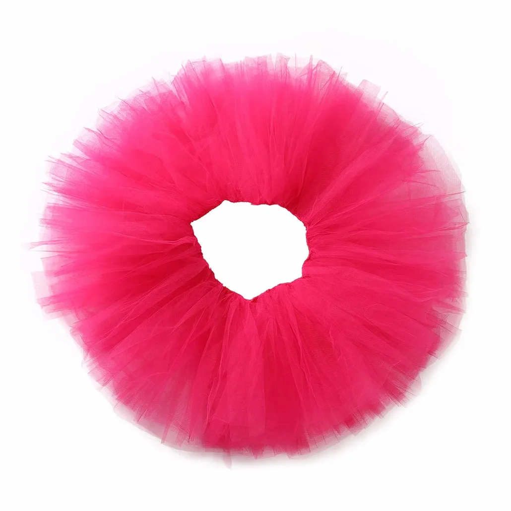 Zookey Damska spódnica tutu klasyczna, elastyczna, 6-warstwowa spódnica tiulowa, baletnica, spódniczka tutu, fantazyjna sukienka na imprezę, kostium festiwalowy dla kobiet i dziewcząt