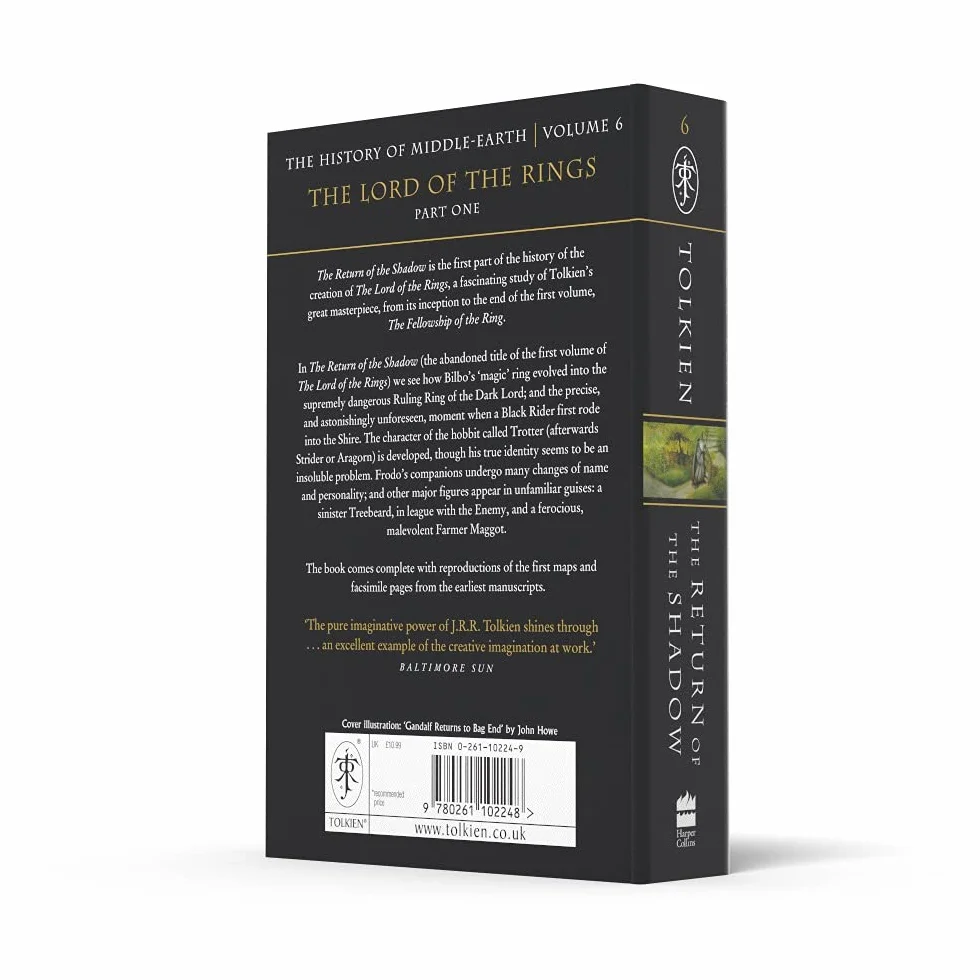 The Return of the Shadow: The History of Middle-Earth 6: Book 6