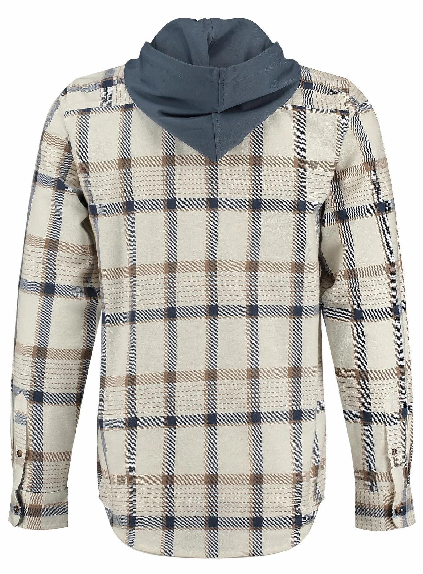KEY LARGO Koszula Mężczyźni Klcatania 1/1 Hoodie-checks