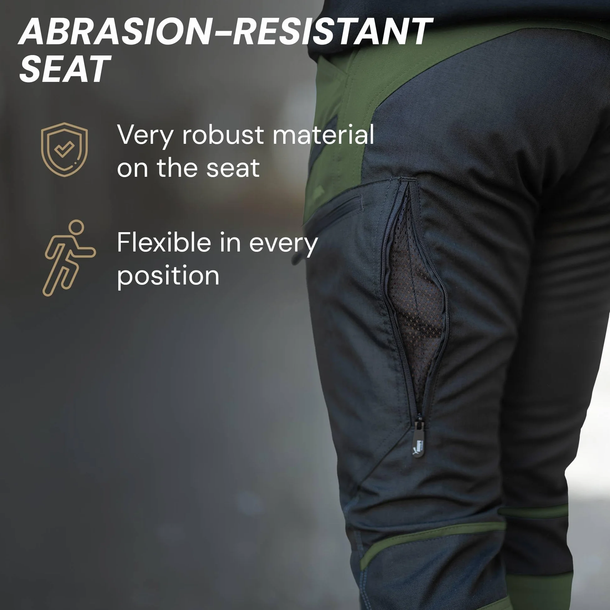 PUMA Workwear Pro-One Outdoor spodnie robocze – wytrzymałe, oddychające i trwałe – idealne spodnie do wędrówek, wspinaczki górskiej, bushcraftu i prac na zewnątrz