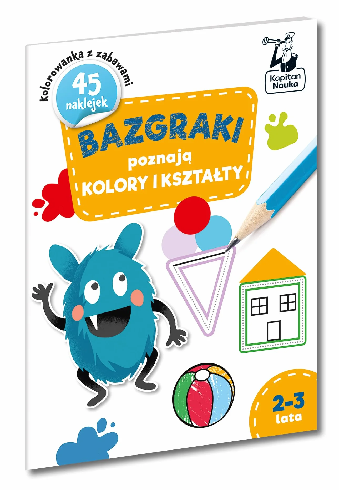 BAZGRAKI POZNAJĄ KOLORY I KSZTAŁTY 2-3 LATA