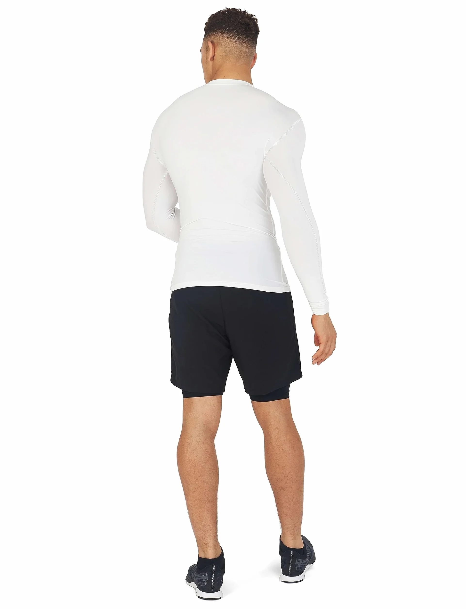 Męskie i Chłopięce Compression Koszulka podkoszulka z dlugim rekawem Base Layer - Crew Neck