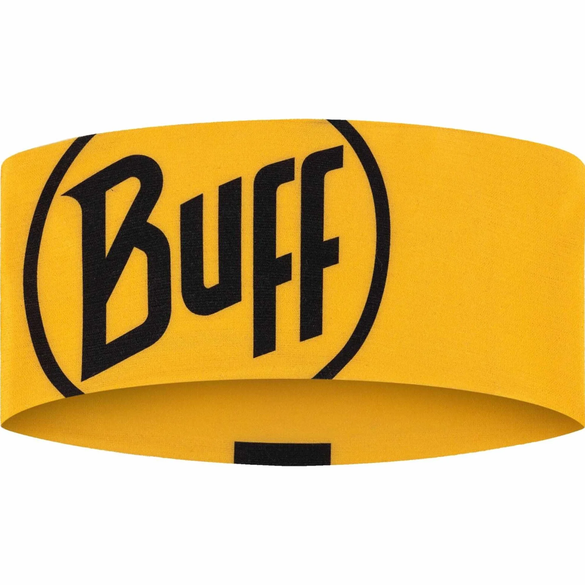 BUFF Opaska Coolnet UV Wide Wygodna, Ochrona Upf50, Sport, Elastyczna, Materiał z Recyklingu, Jakość One Size Żółty