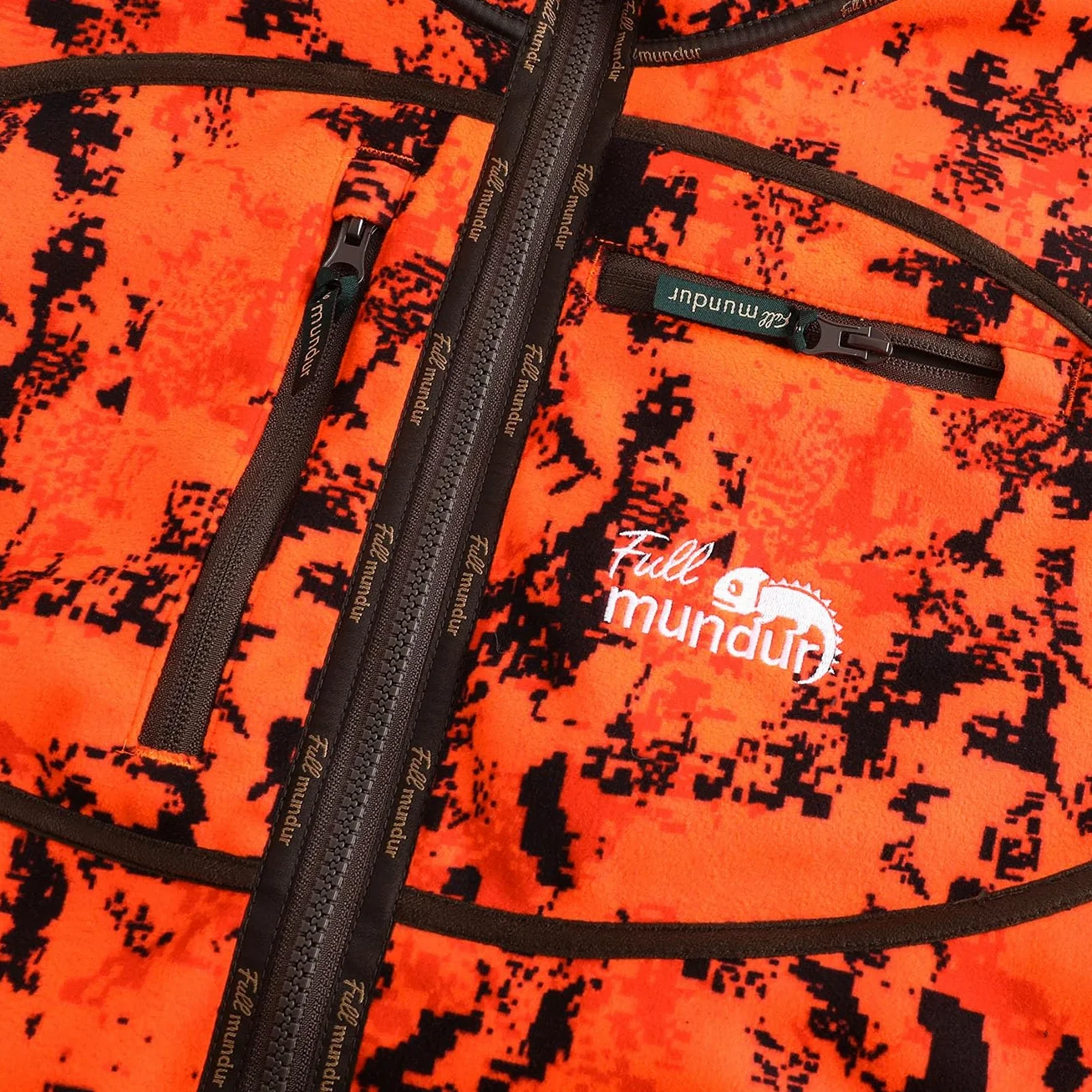Kurtka myśliwska Orange Blaze Camo, dwustronna, wiatroodporna, męska