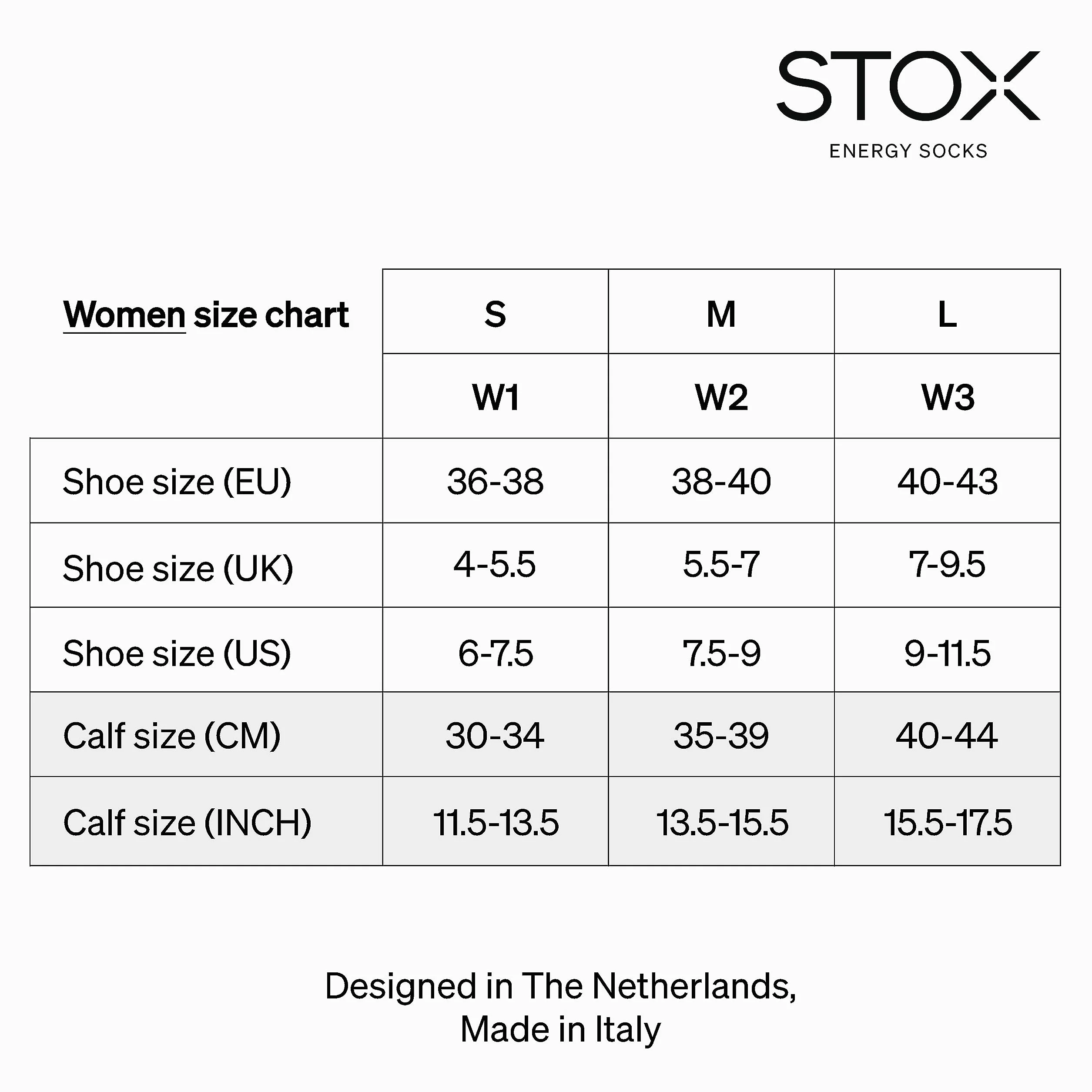 STOX Energy Socks, Damskie skarpety sportowe, klasa kompresji 23-32 mmHg, wyściełana wkładka, pończochy uciskowe, sportowe skarpety uciskowe, pończochy uciskowe, pończochy uciskowe, pończochy
