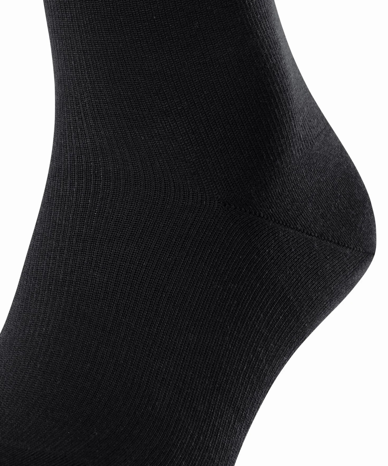 FALKE Mężczyźni Podkolanówki Energizing Cotton M Kh Bawełna kompresyjne 1 Para, Czarny Black 3000, 43-44