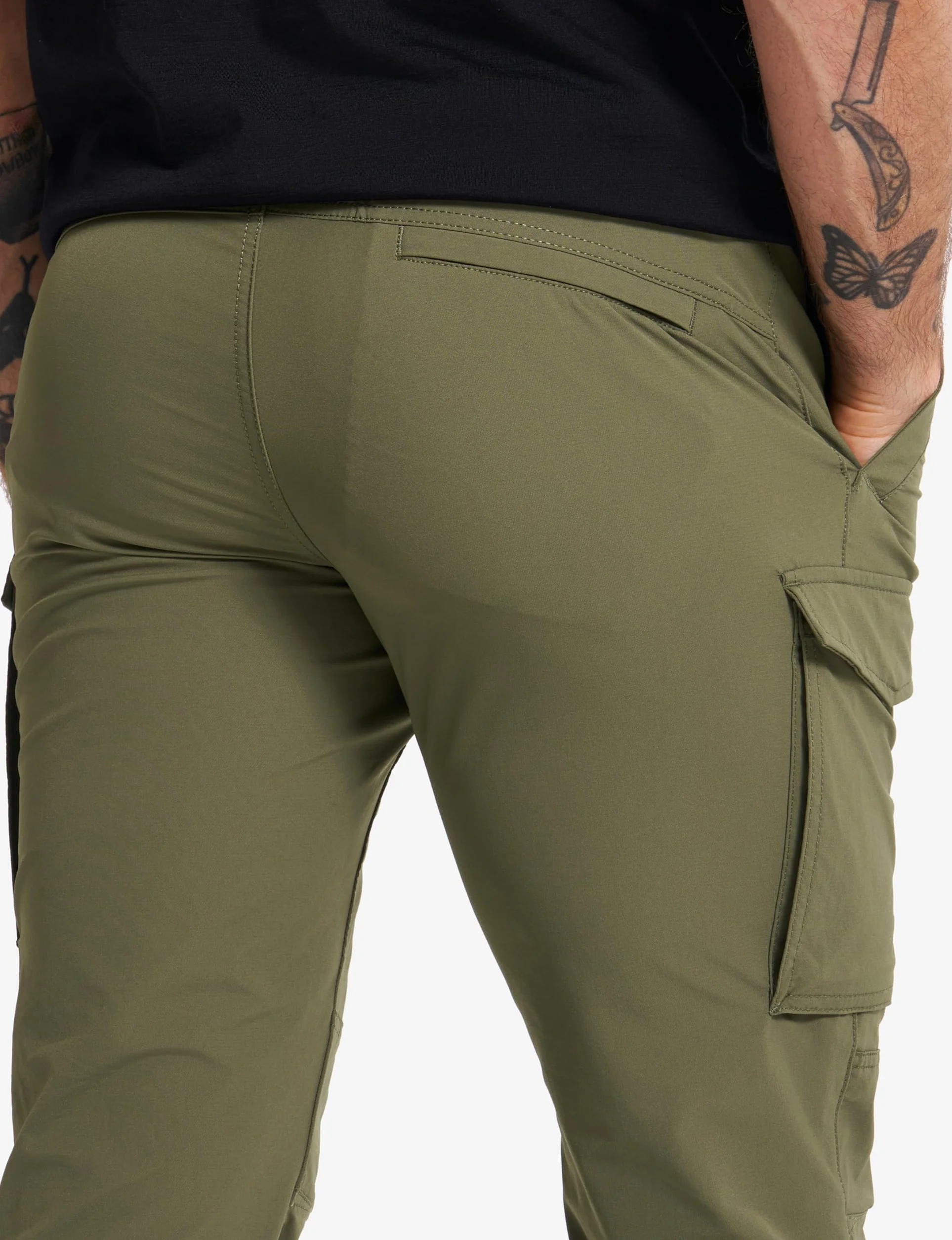 RevolutionRace Adventure Cargo Stretch Pants Męskie, Spodnie trekkingowe do wszystkich aktywności na świeżym powietrzu