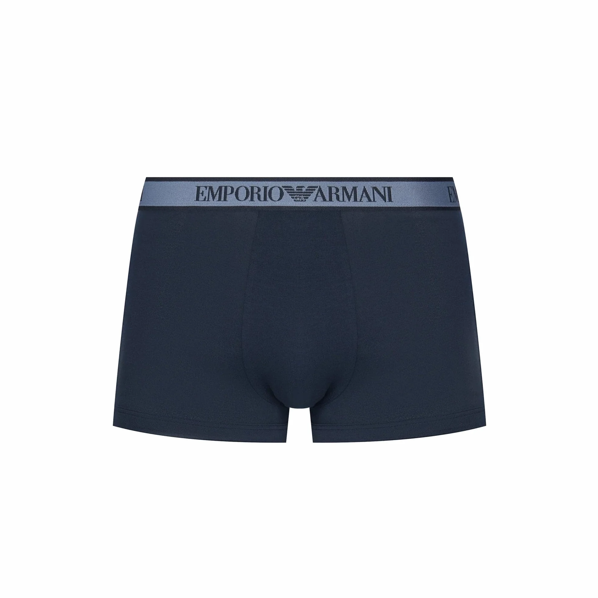 EMPORIO ARMANI Męskie CORE Logoband 3-pak Trunk, niebieski, M, NIEBIESKI, M