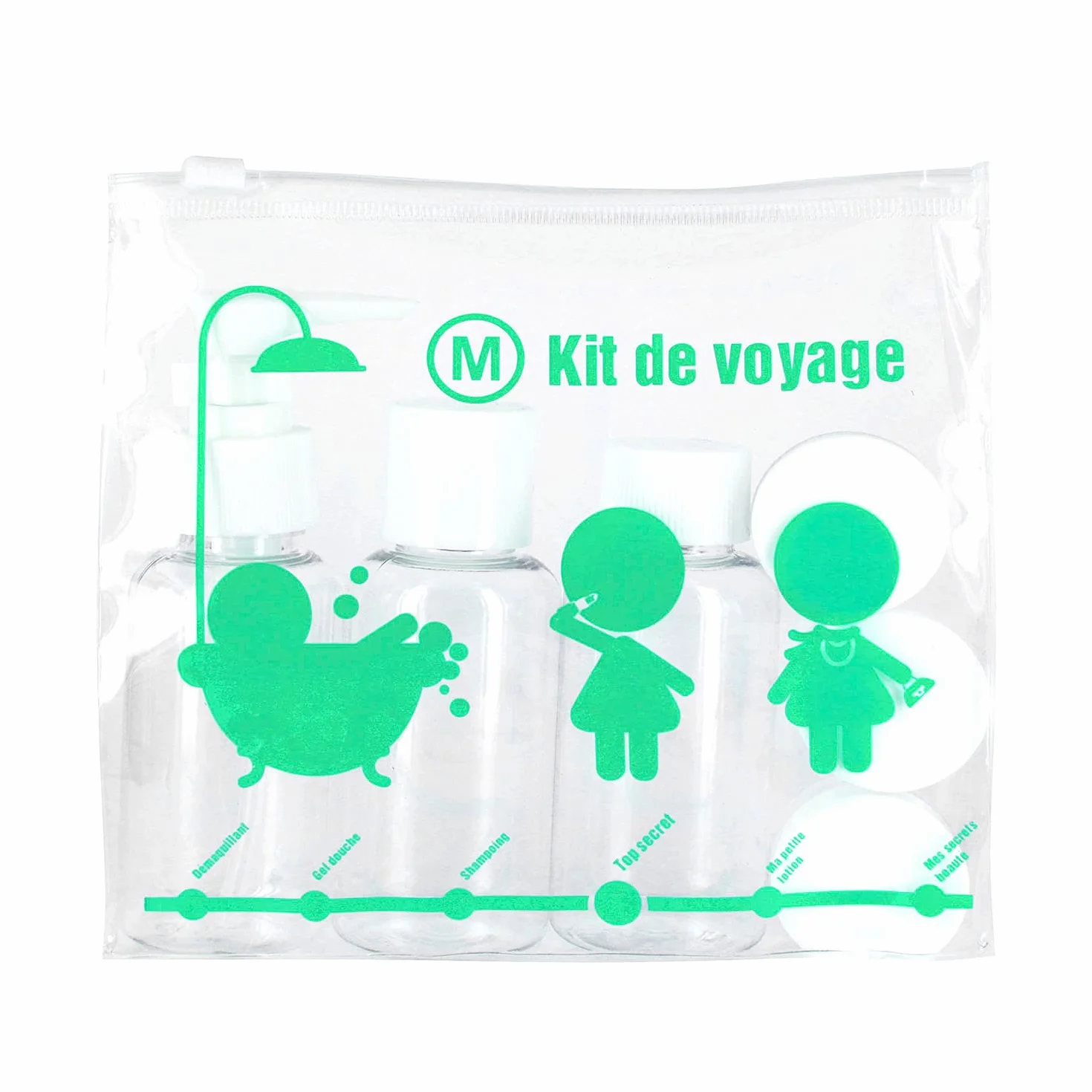 CMP IBERICA CMSC15130 KIT VIAJE NECESER C/6 P. SURTI, biały, 3