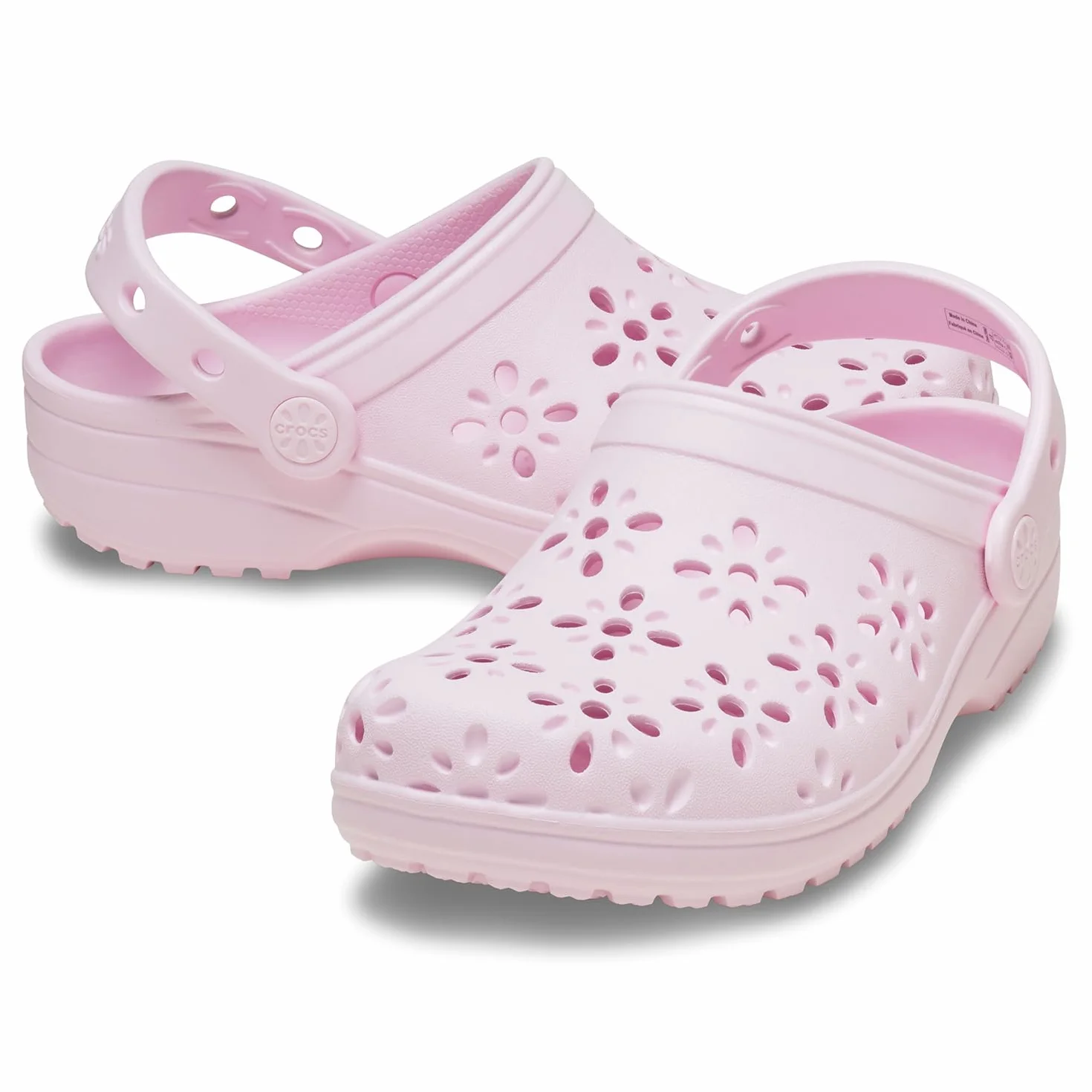 Crocs Uniseks - dzieci Classic Floral Cut Out Clog KChodak