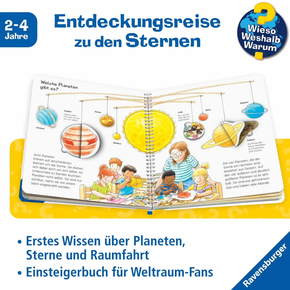 Wieso? Weshalb? Warum? junior, Band 72: Sonne, Mond und Sterne