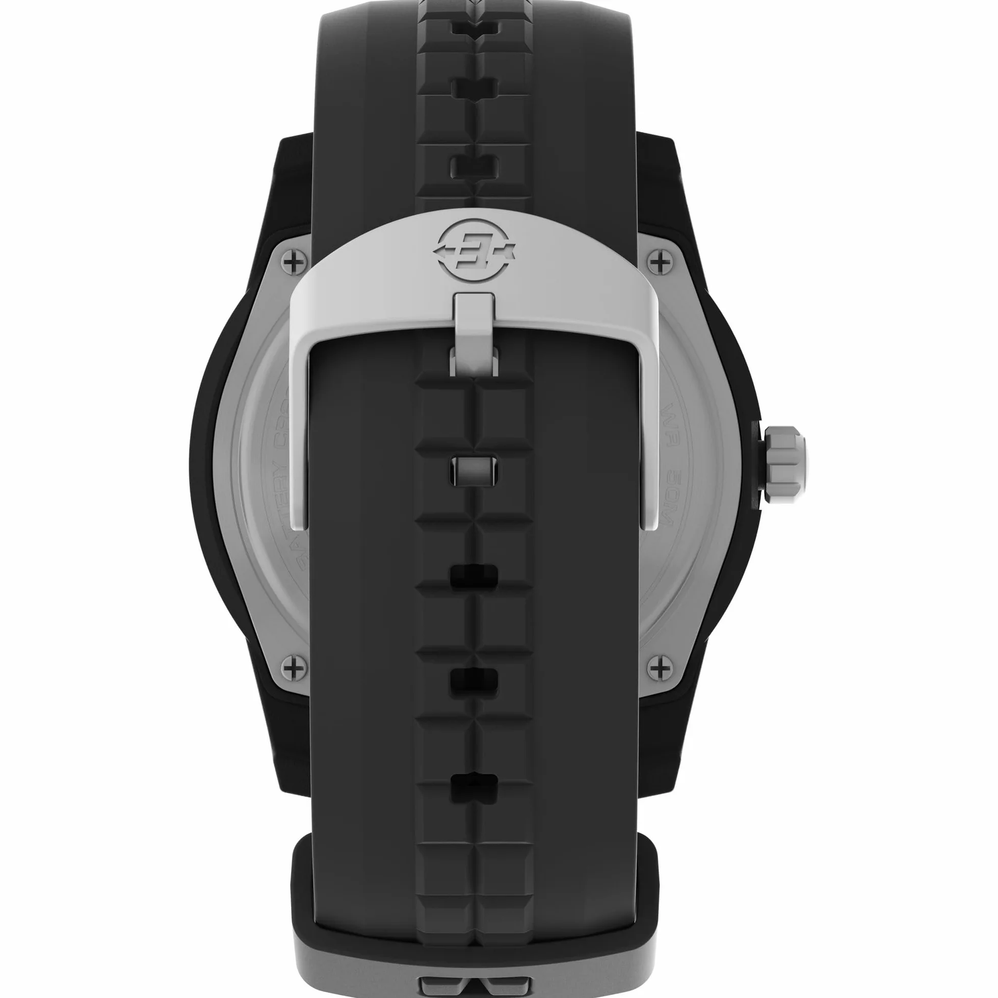 Timex Męski wytrzymały analogowy zegarek kwarcowy z wyświetlaczem chronografu i plastikowym paskiem