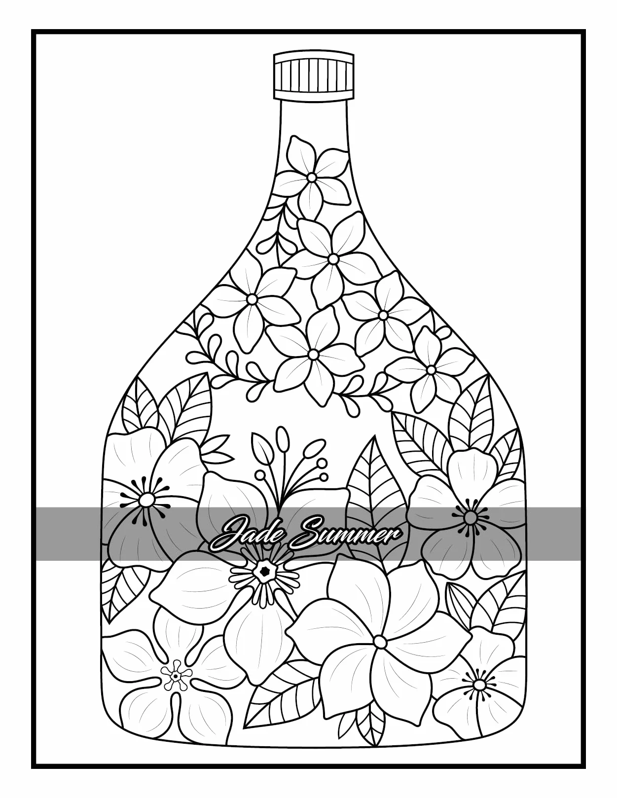 100 Flowers: Adult Coloring Book with Bouquets, Wreaths, Swirls, Patterns, Decorations