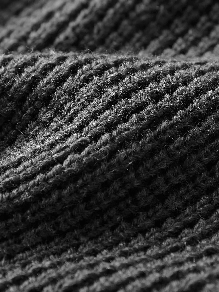 Męski Shall Collar Pullover Casual Slim Fit Gruby kardigan