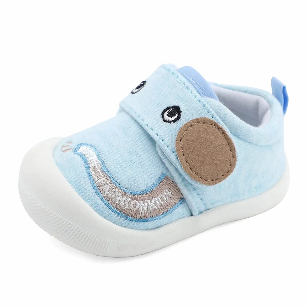 MASOCIO Unisex buty do chodzenia dla chłopców i dziewczynek, kreskówka, niemowlę, gumowe, antypoślizgowe buty do chodzenia