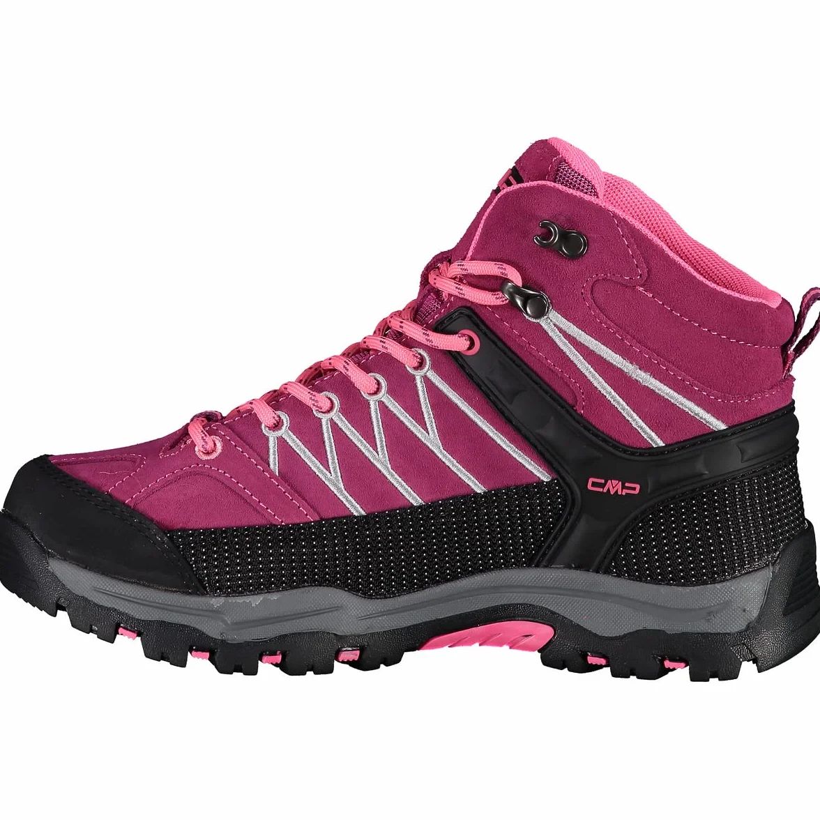 CMP Rigel Mid dziecięce buty trekkingowe, uniseks, Berry Pink Fluo, 38 EU