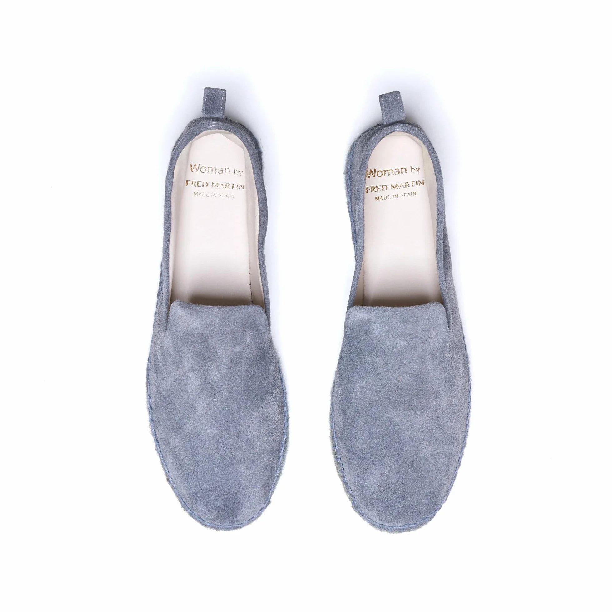 Fred Martin Collection, damskie espadryle z zamszu i juty