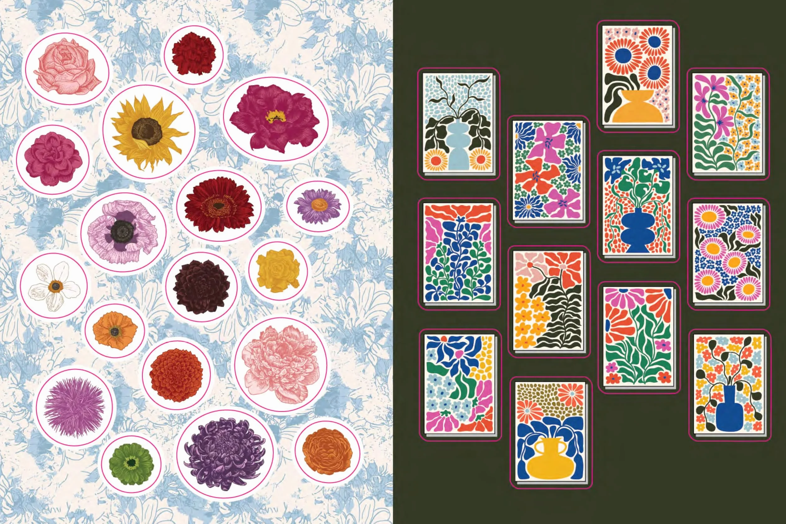 Vintage Blossoms Sticker Activity Book: Over 200 Unique Stickers
