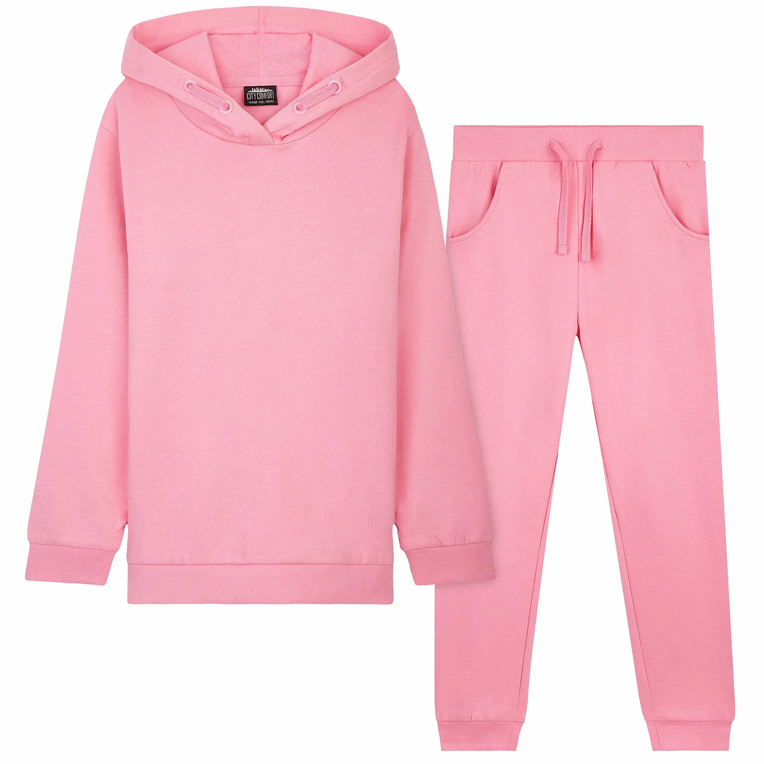 CityComfort Dres dla dziewcząt, bluzy z kapturem i biegaczy dla dzieci 3-14 lat