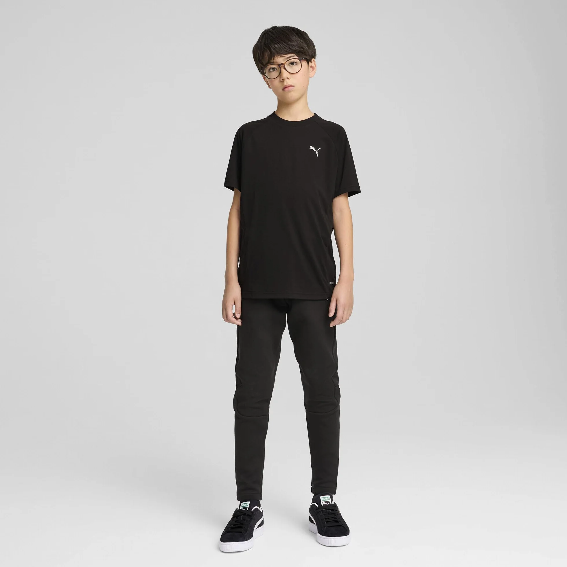 PUMA Evostripe Pants Dk B - Spodnie z dzianiny Chłopcy