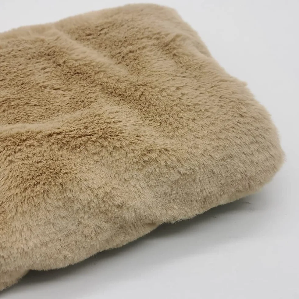 SwirlColor Ręczne mufki ze sztucznego futra, mufka do ocieplania dłoni w zimie (khaki), khaki, 13.8x7.9inch