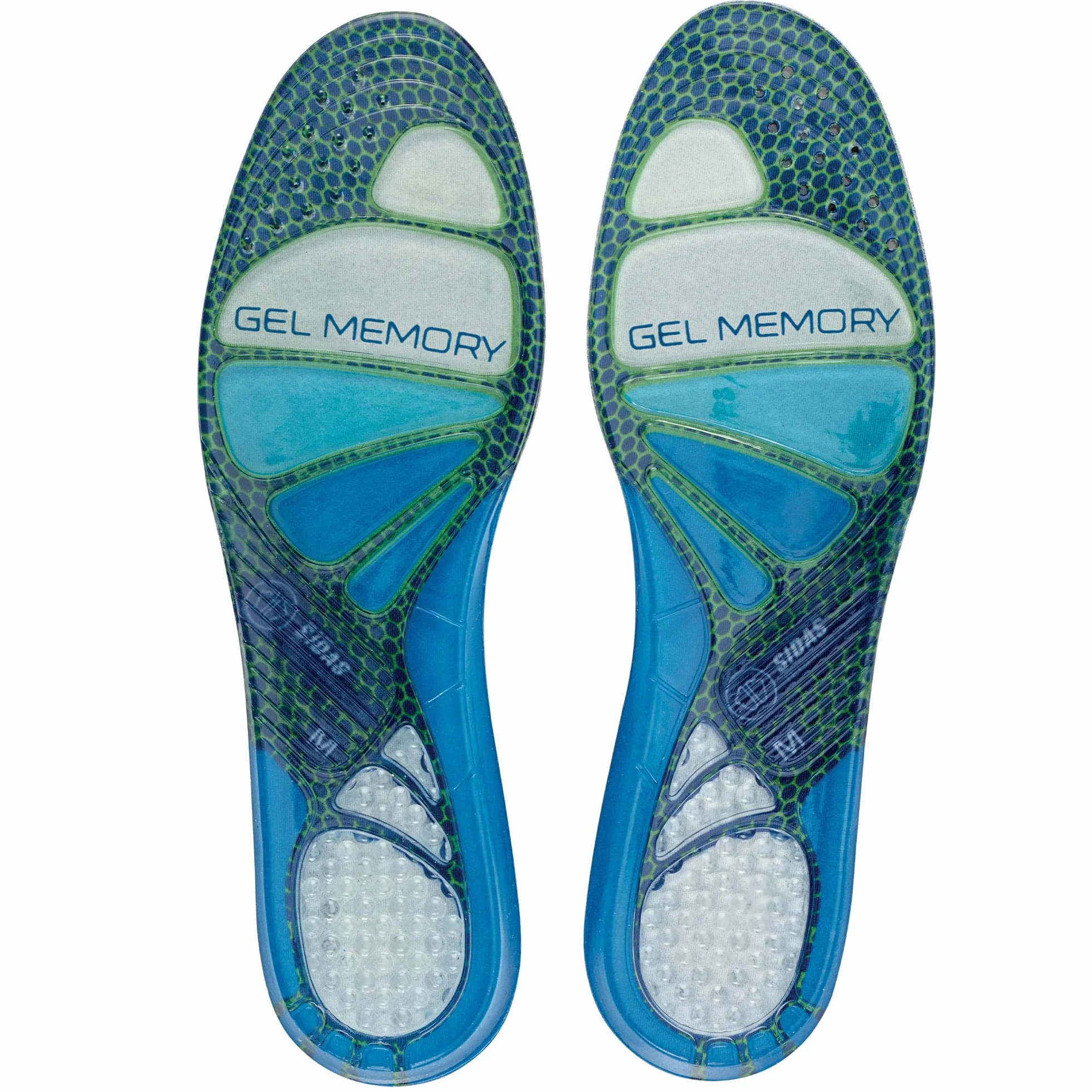 Sidas Cushioning Gel Memory Shoe Insoles X Large