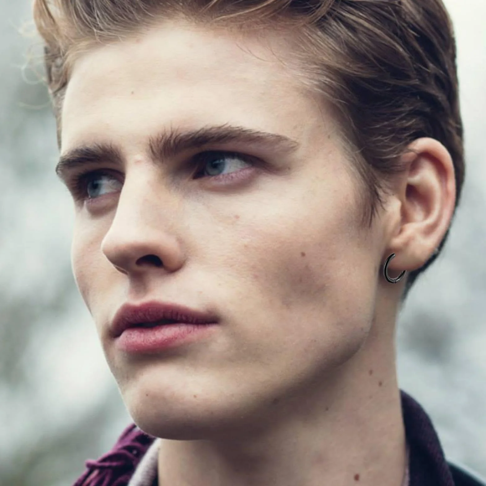12 par kolczyki magnetyczne mężczyźni bez dziury kolczyki ze stali nierdzewnej koło kolczyk klips nie piercing sztuczne kolczyki czarny srebrny zestaw