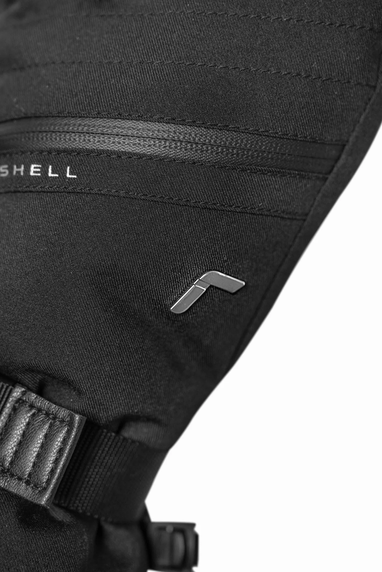 Reusch Demi R-TEX® XT Lobster ciepłe, wodoodporne, wiatroszczelne i oddychające rękawiczki zimowe z 3 palcami, rękawice narciarskie, dla kobiet, 7,5, czarno-srebrne