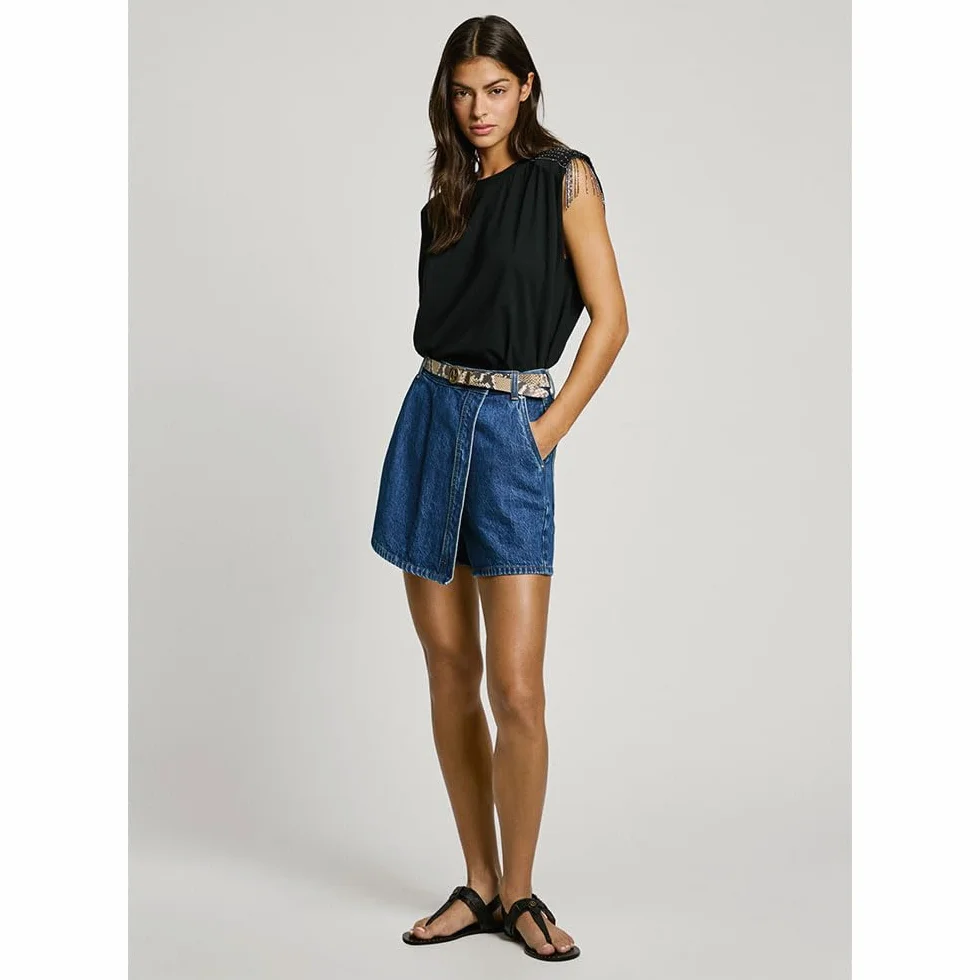 Pepe Jeans Regular Skort Hw - Shorty Kobiety