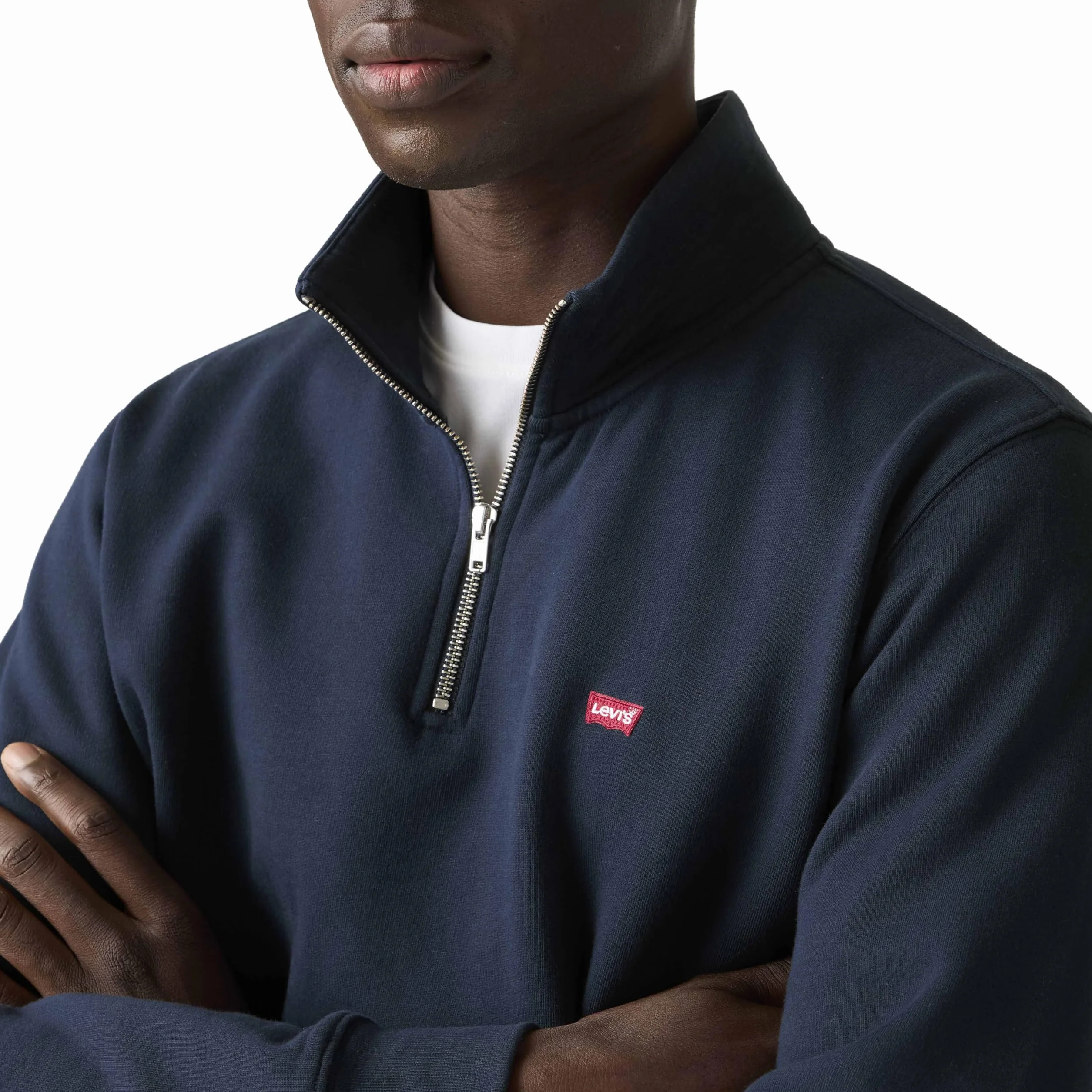 Levi's Oryginalna bluza męska Hm 1/4 Zip, granatowy blezer, L
