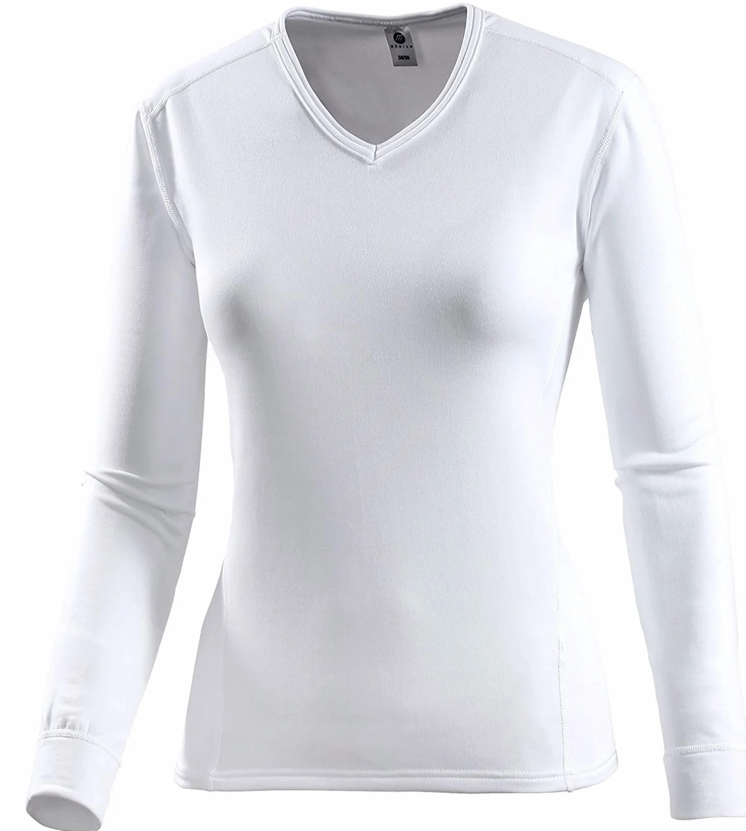 Medico Shirt damska bielizna funkcyjna, zestaw zimowej bielizny narciarskiej, długie spodnie, białe
