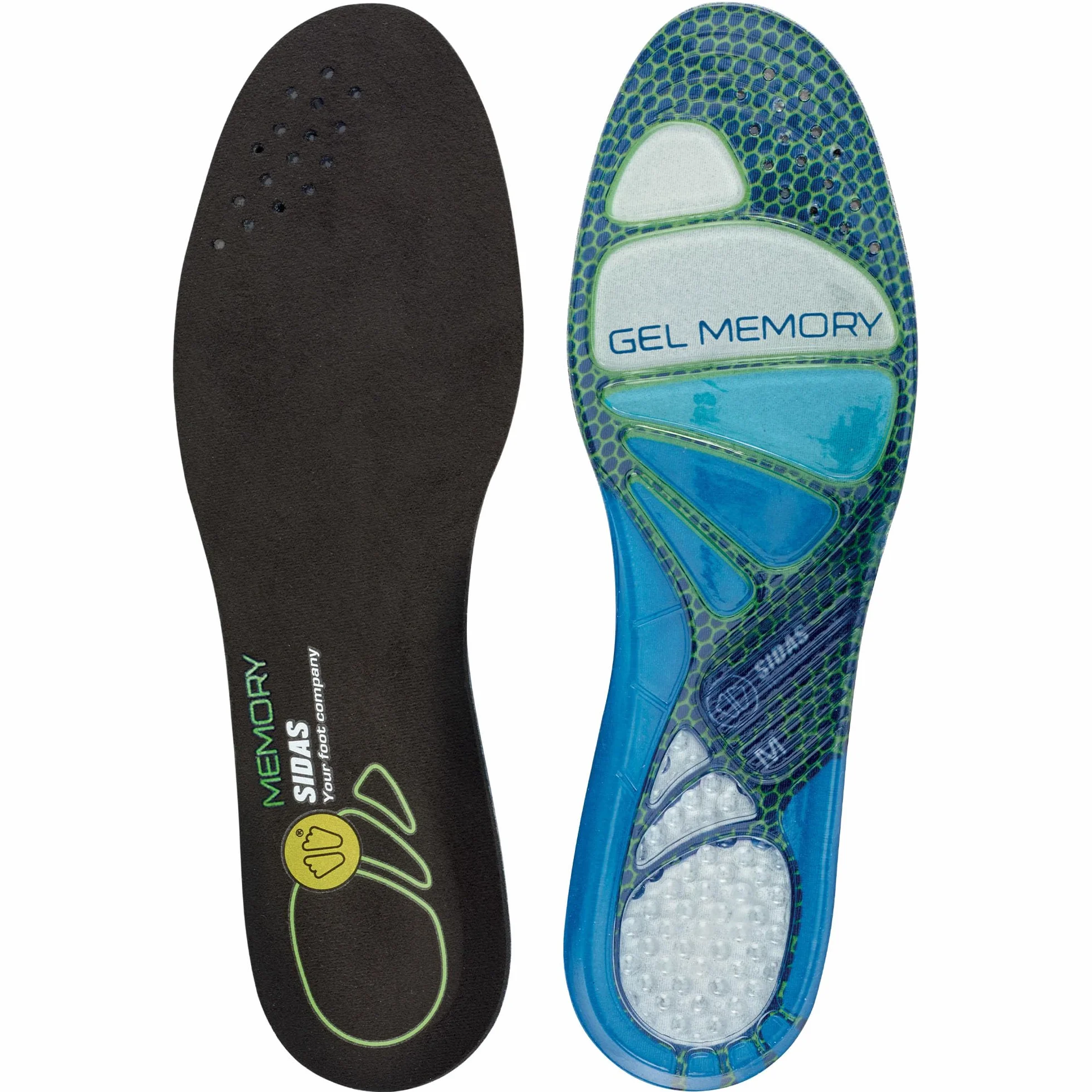 Sidas Cushioning Gel Memory Shoe Insoles X Large