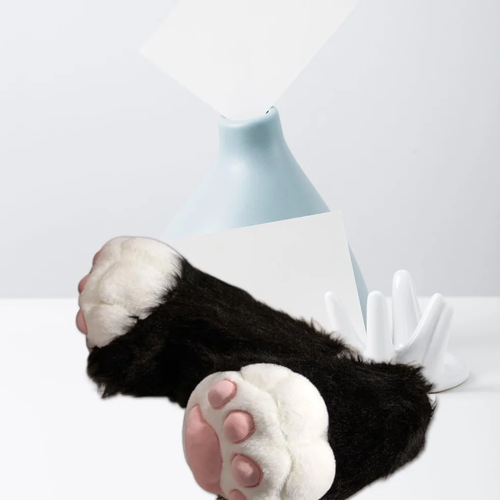 Fursuit zestaw pluszowych butów z futrzanymi butami, futrzane buty, kostium na Halloween, akcesoria Cosplay, wystawa