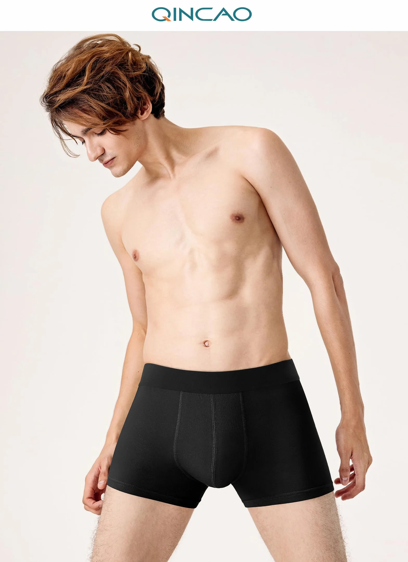 QINCAO Boxershorts Mężczyzny 6-sztukowy zestaw Mężczyzna Bielizna Wnętrzne Spodnie Baumwollretroshorts