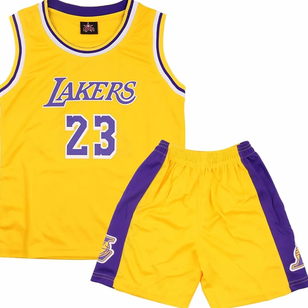 DaceStar Completo Basket Bambino,Completo Basket Ragazzo 2 Pezzi,Maglia Completino Basket Bambino Popolare,Maglia Basket Bambino, Completi Basket Ragazzo 4 5 6 8 10 12 anni