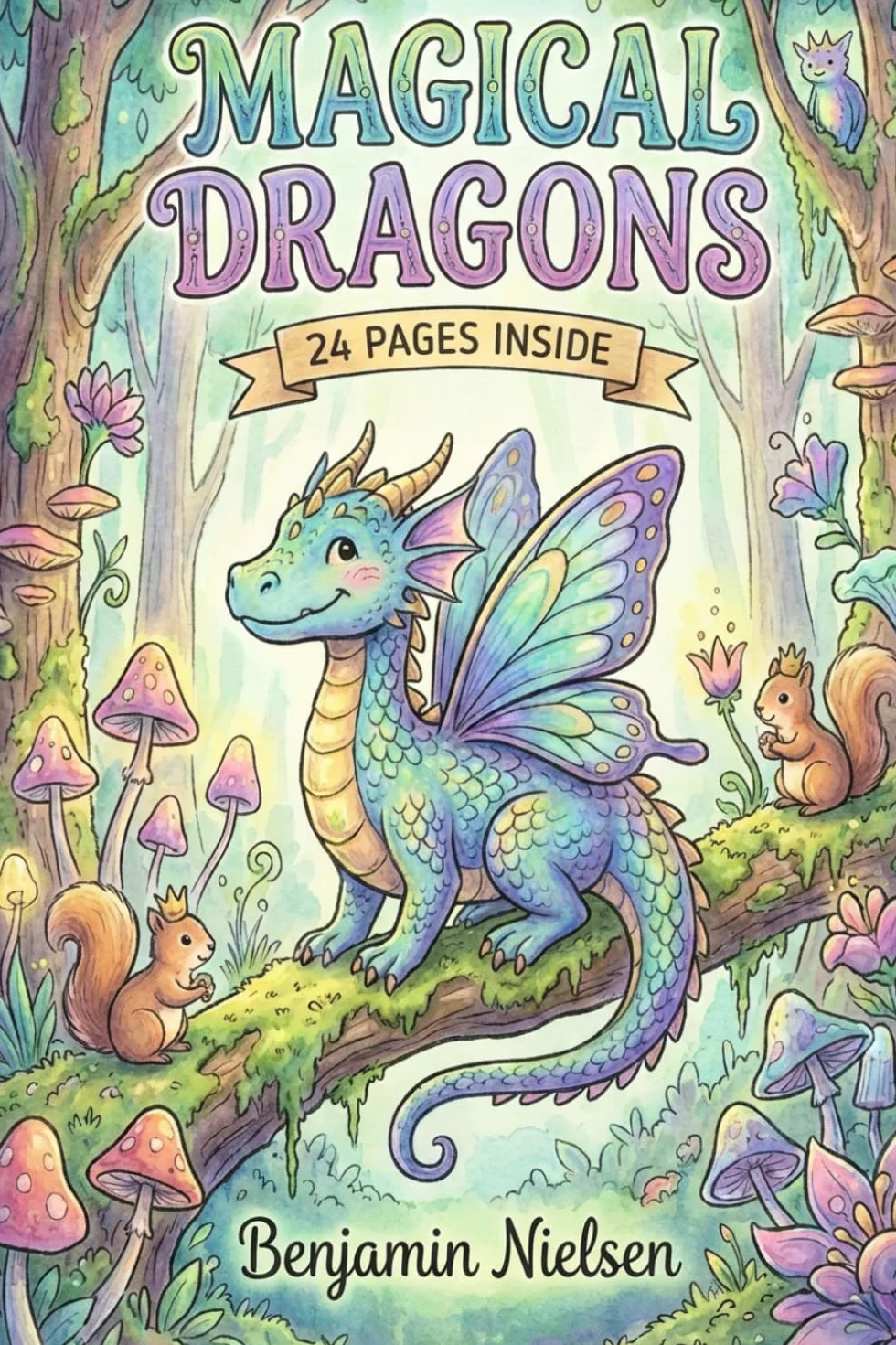 Magical Dragons: Coloring Book for Kids Ages 4–8
