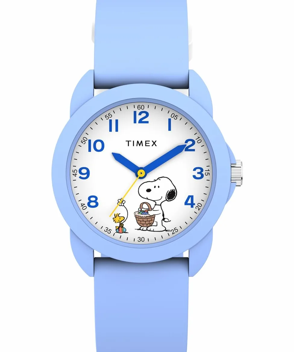 Timex Dziecięcy analogowy zegarek kwarcowy na rękę Peanuts Time Teacher