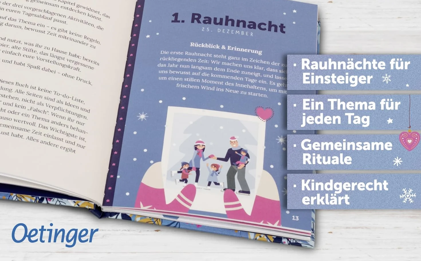 Magische Rauhnächte mit Kindern: Impulse, Ideen und Rituale für eine gemeinsame Familienzeit