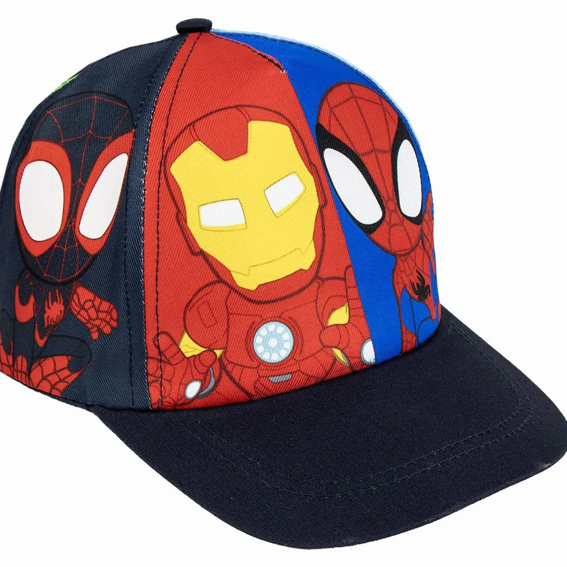 Marvel czapka z daszkiem o ekskluzywnym wzornictwie i oficjalnej licencji - dziecięca czapka Marvel i wygodna do noszenia na co dzień, Wielokolorowy, rozmiar uniwersalny