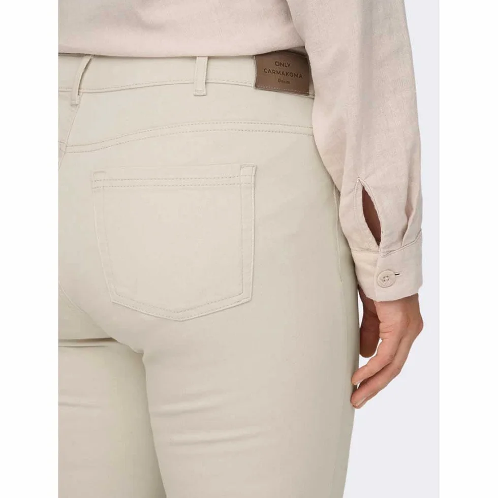 ONLY Carmakoma Carwilly Reg Ank Raw Sk Dnm Dot019 Noos - spodnie jeansowe Kobiety