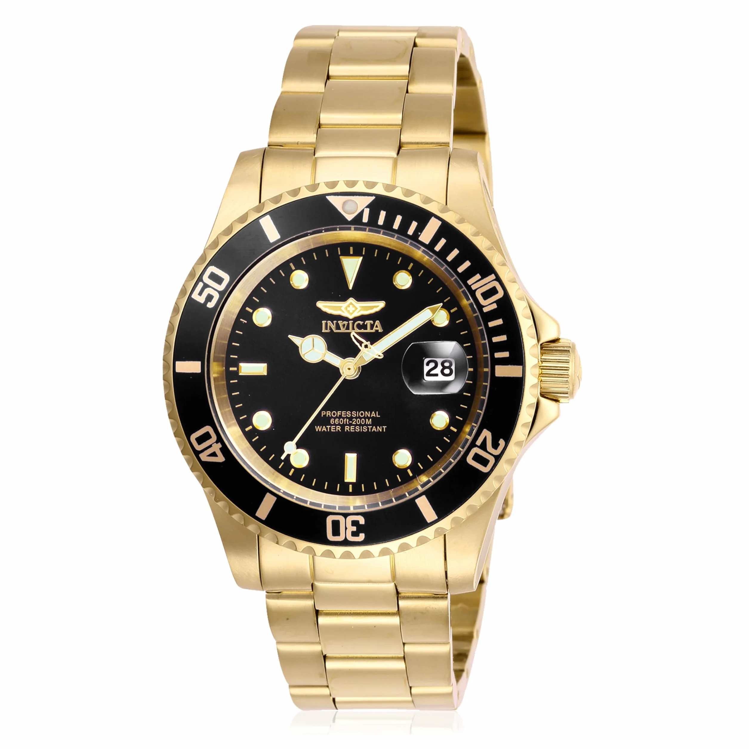 Invicta Pro Diver Męski zegarek kwarcowy ze stali nierdzewnej - 40 mm